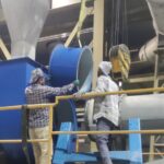 نصب و راه اندازی فن های پروسس ذوب مس خاتون آباد